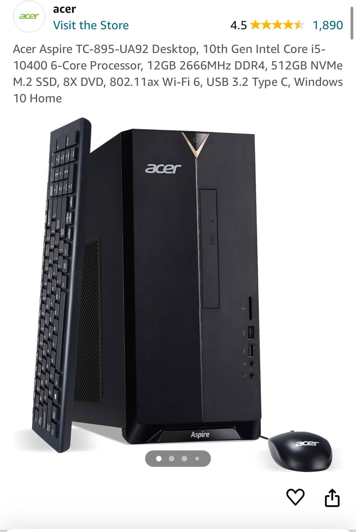 Acer Aspire TC-895 PC