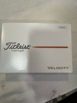 1 Dozen Brand New Titleist Velocity Golf balls