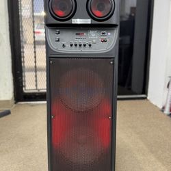 Wireless Rechargeable 2x10” Speakers