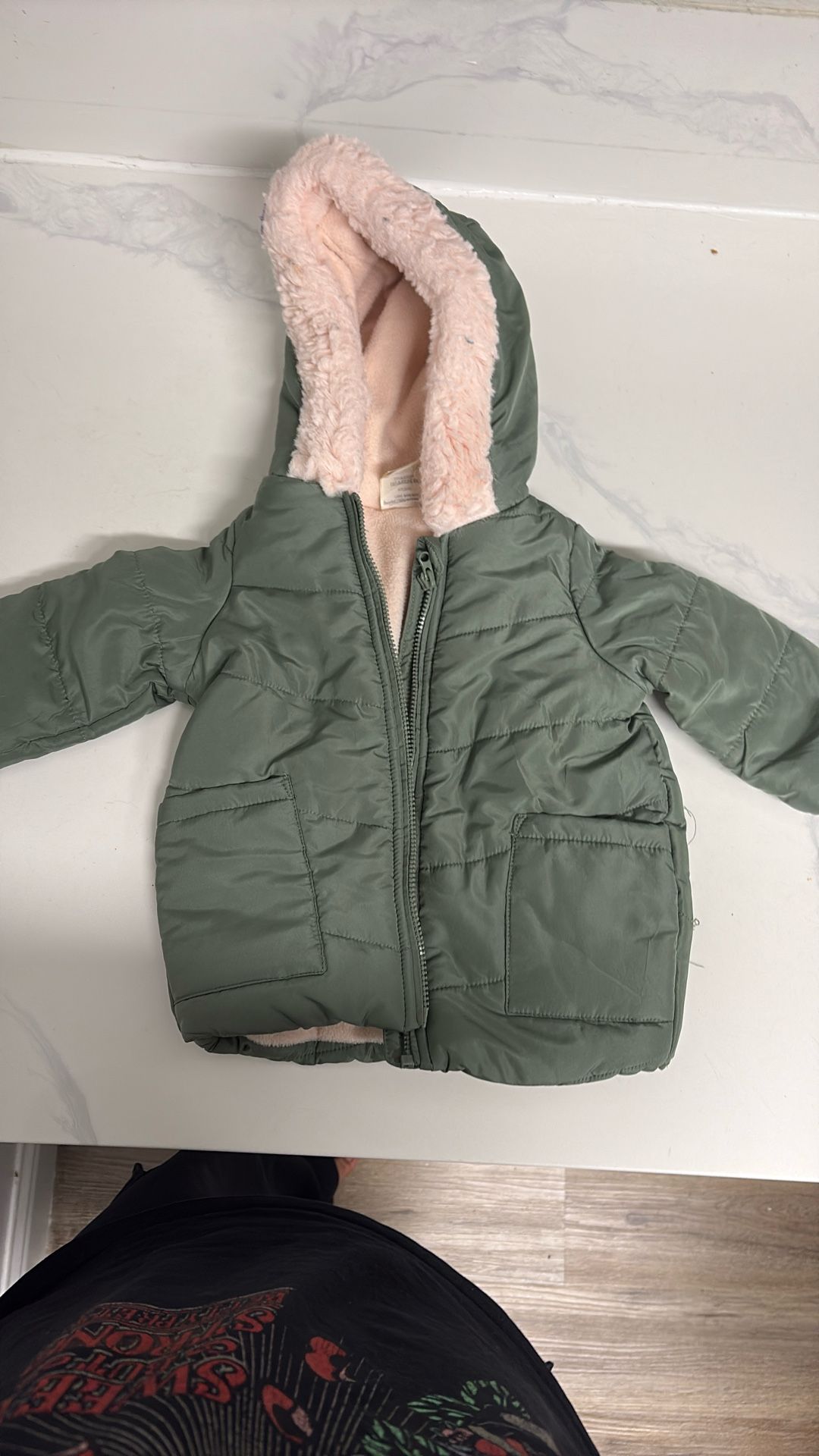 Green, Pink Kids Jacket.
