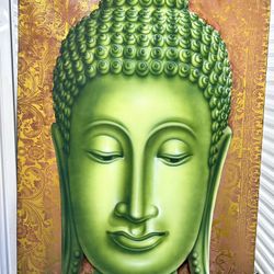 Buddha  Print on silk