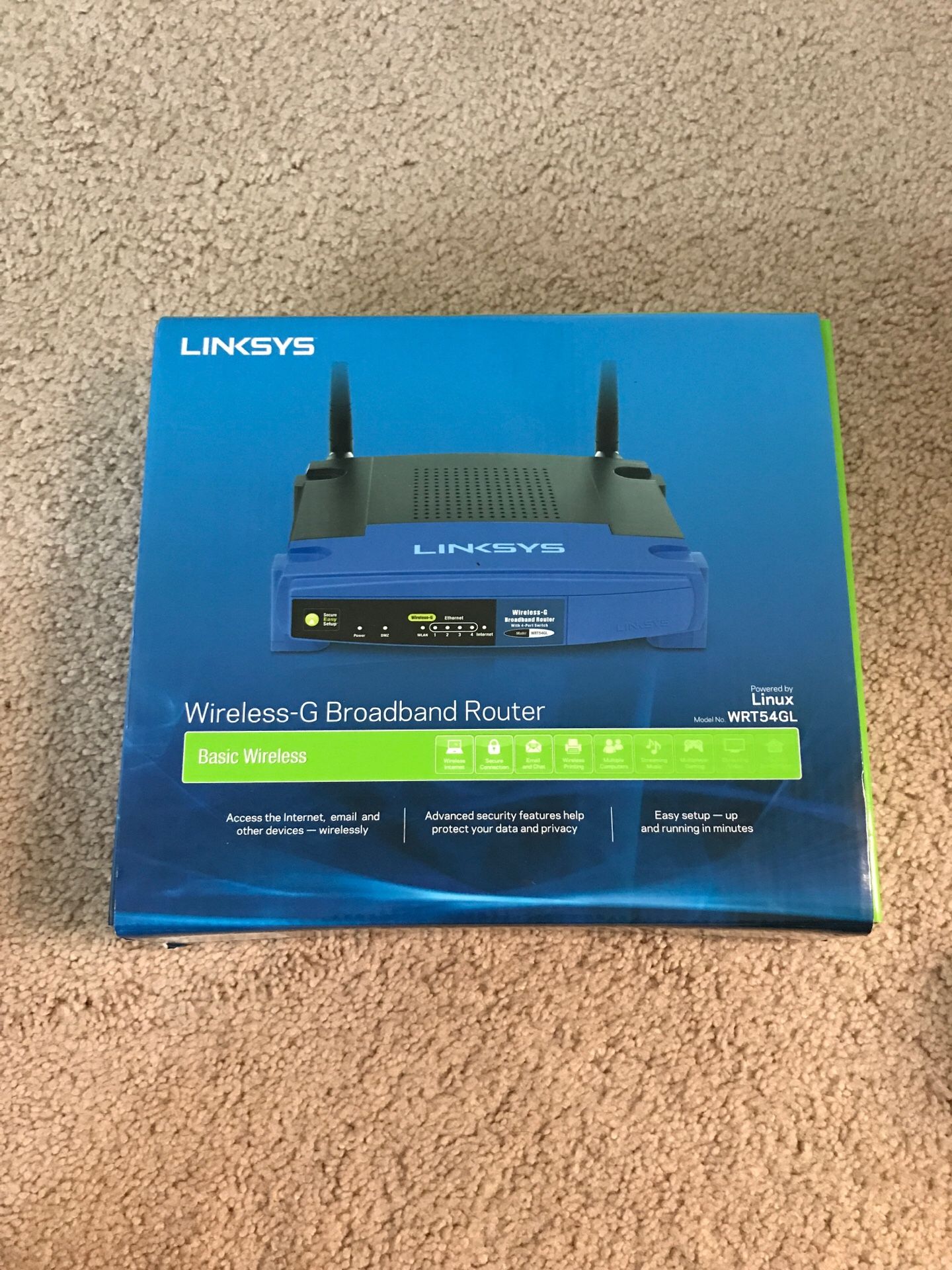 LINKSYS wireless-G Broadband Router