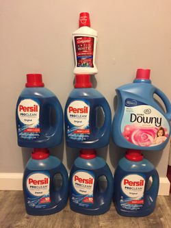 $60 5bottles Persil 100oz each bottle 1Downy 150loads 1mouth wash 473ml Pick Up Gahanna