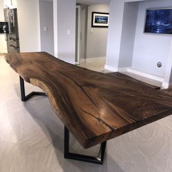 Large Dining Tables ~ Live Edge Slabs ~ Please Read Description !!