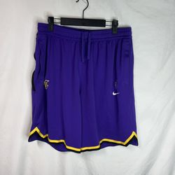 Los Angeles Lakers Swingman Basketball Shorts Mens XL Purple Nike 2020 NBA