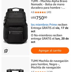New TUMI Backpack 