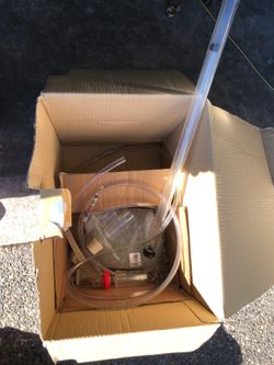 Siphon/clear marbles