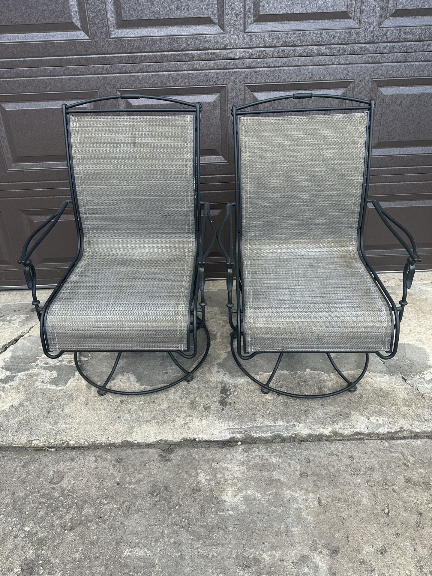 Patio Chairs Pair