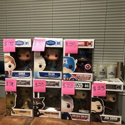 Pop Figures: Frozen, Marvel, Star Wars 