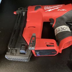Milwaukee M12 Fuel Brushless 18Ga Brad Nailer (Tool-Only) $230