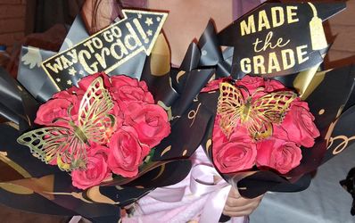 Small graduation bouquets