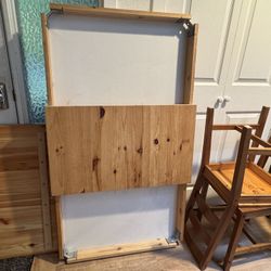 Storage Table with Four Chairs