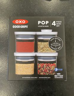 OXO Good Grips 4-Piece Mini POP Container Set