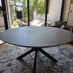 Industry 60" Concrete Round Dining Table