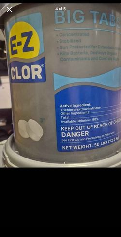 3" Jumbo chlorine tabs & Granular algae out