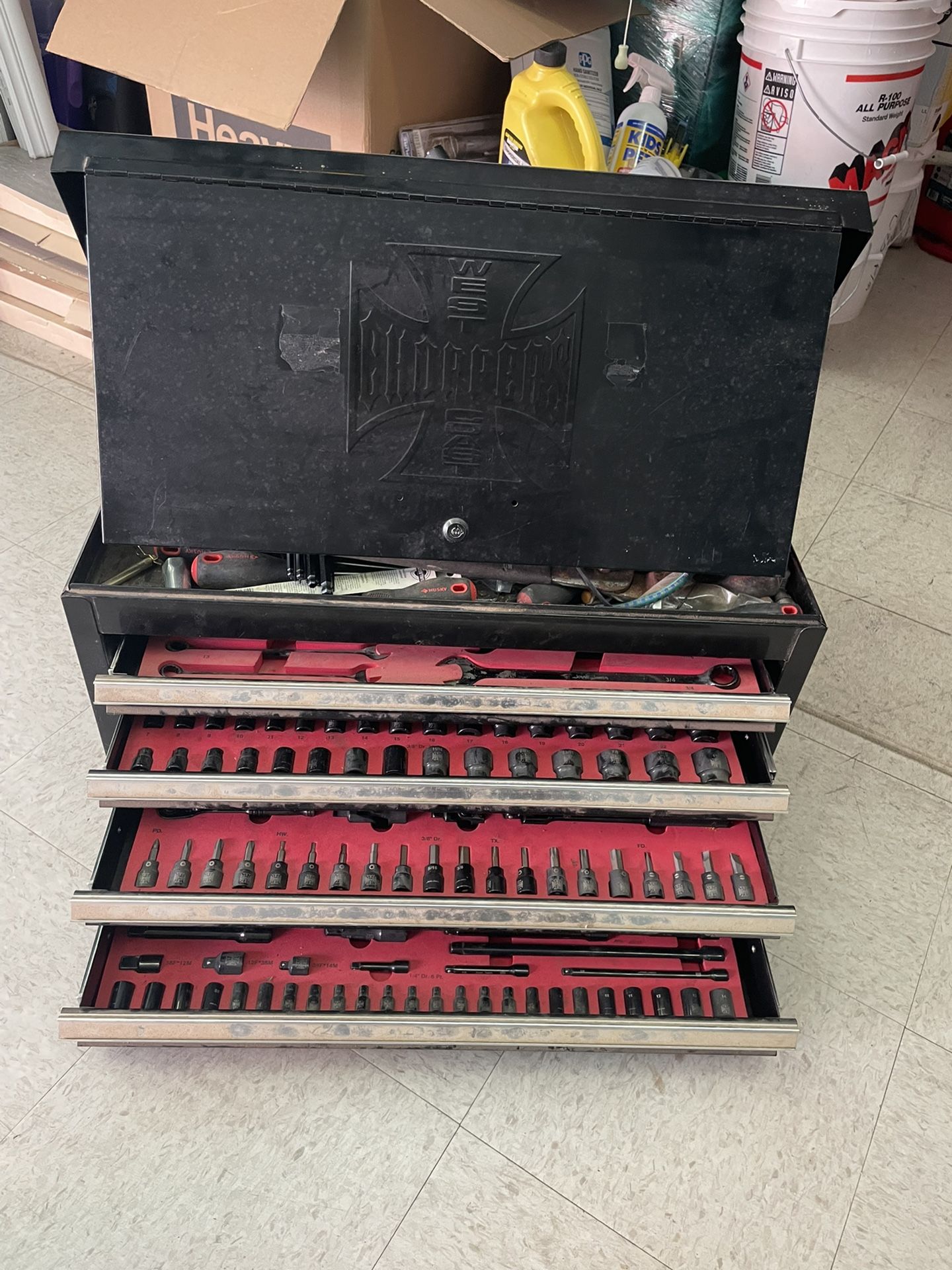 West Coast Choppers Jesse James Tool Box Set