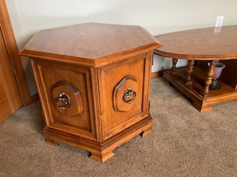 Matching Set - Coffe Table And 2 Side Tables