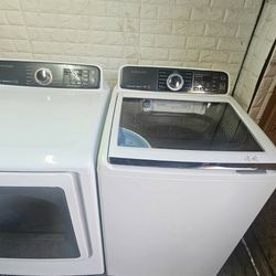Great Working Super Capacity Samsung Washer And Dryer Set 