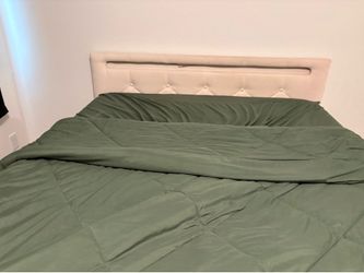 Bed frame with storage underneath