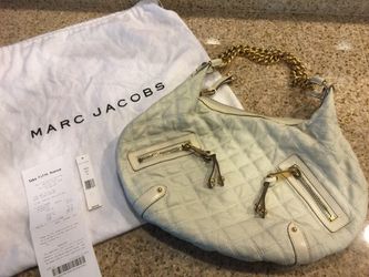 Authentic Marc Jacobs cream quilted bag