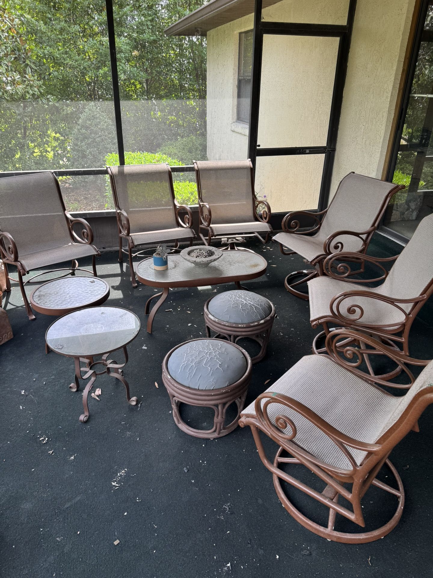 Outside Patio Furniture Set