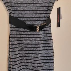 Brand new girls size 10 dress with belt
