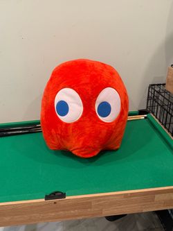 Brand New PAC-MAN "Blinky" Red Ghost Super Big Plush (12"+)