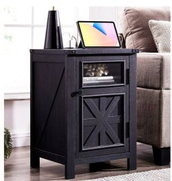 End Table With Charging Station