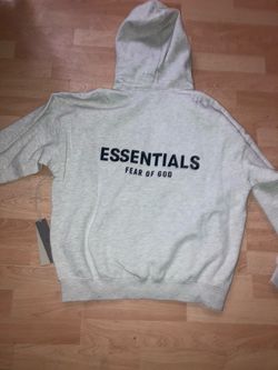 Light oat essentials hoodie