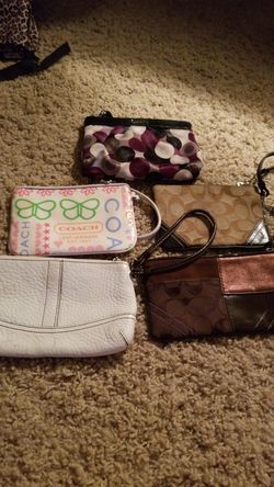 Coach wristlets