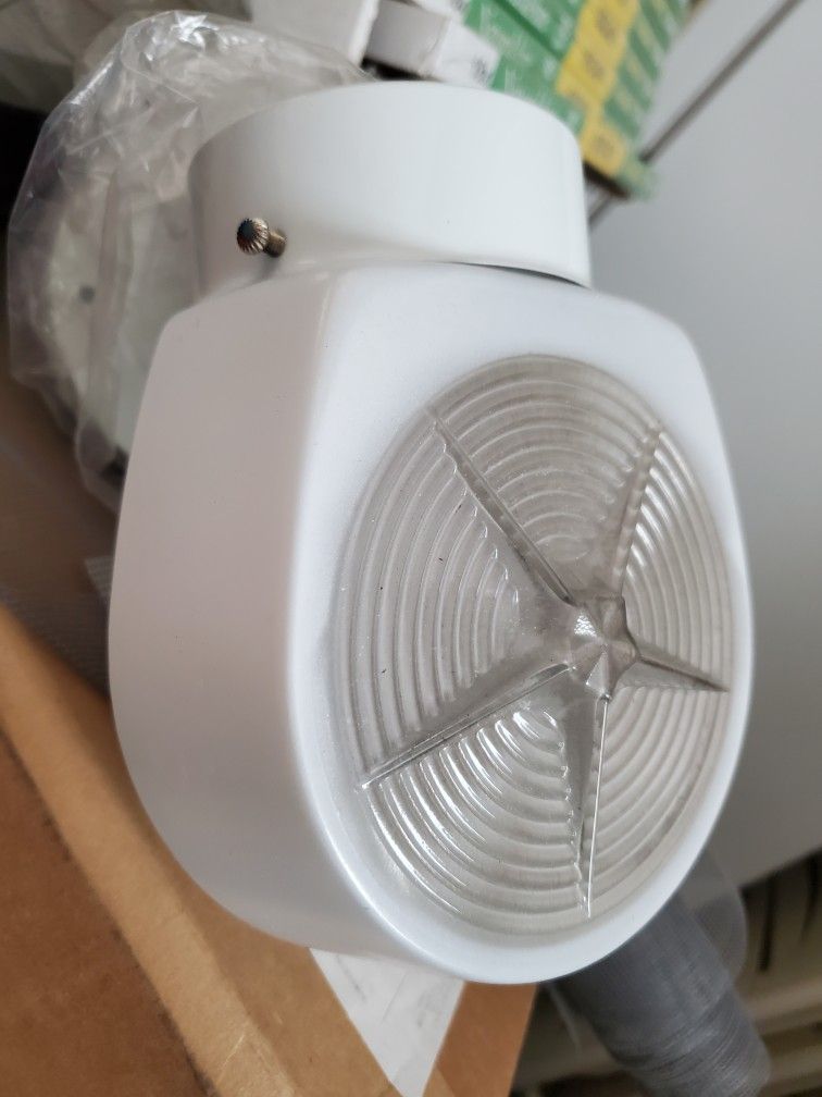 Vintage Light Globe On Newer Fixture. Rare Find