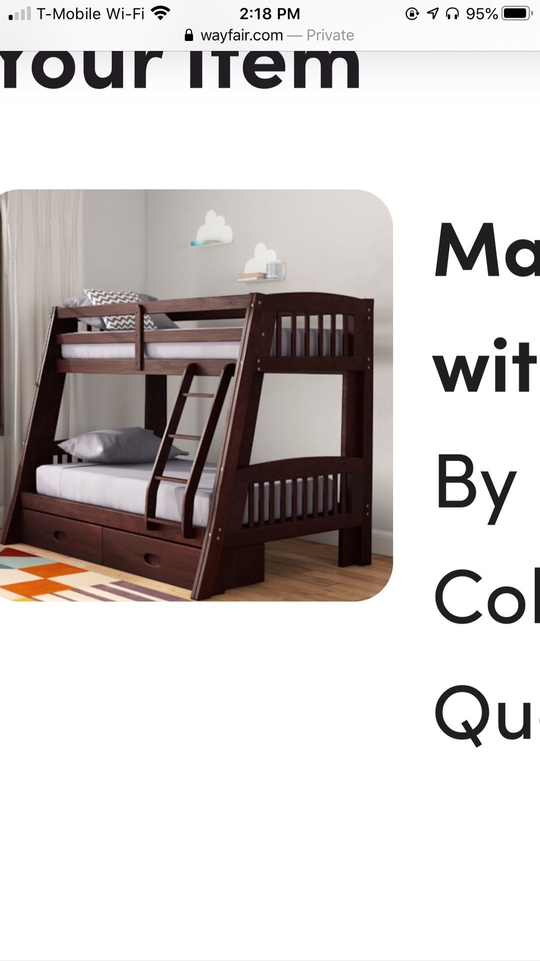 Brand New Bunk Bed 