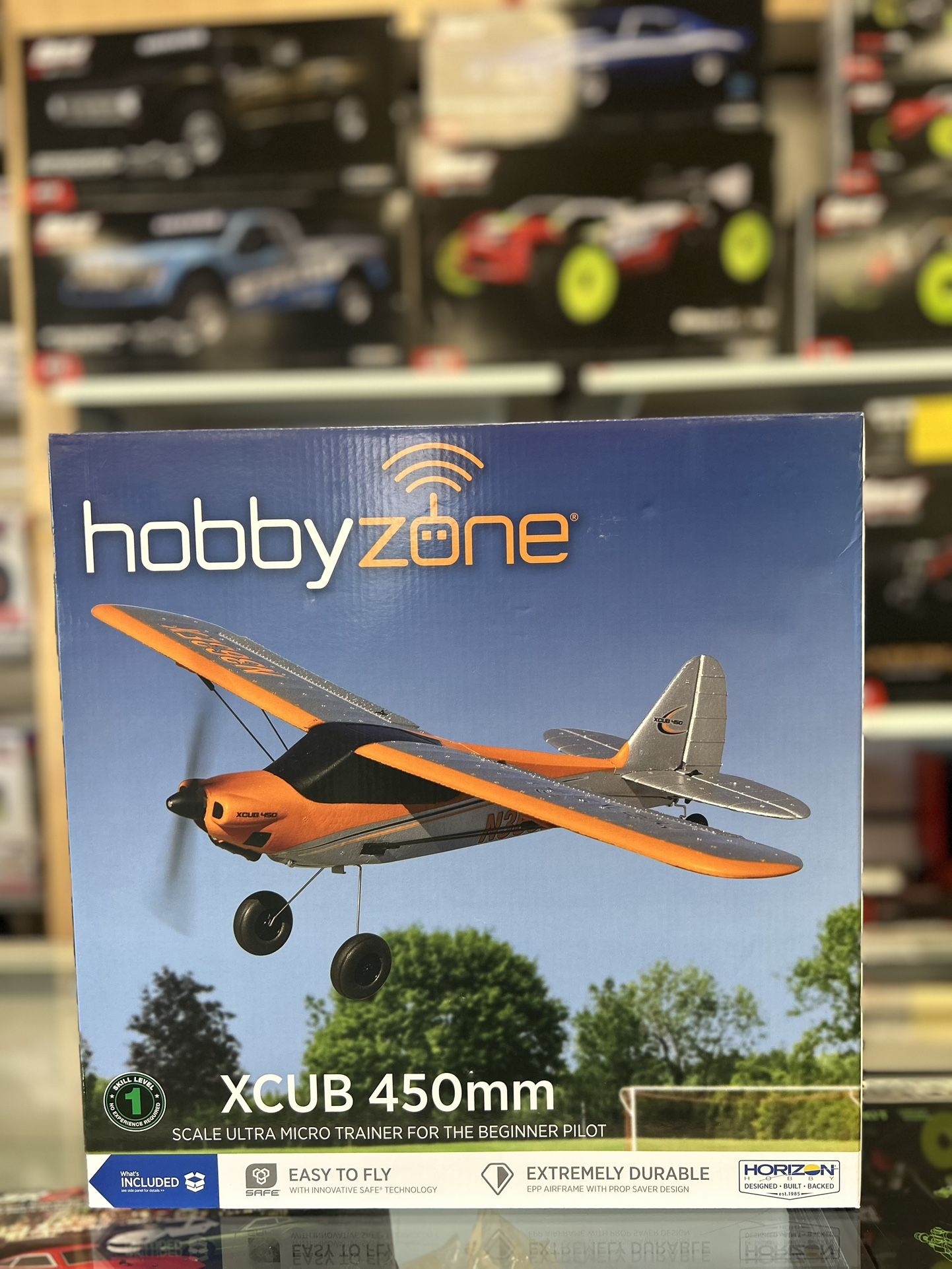 HobbyZone XCUB 450mm Ultra Micro Beginner Airplane