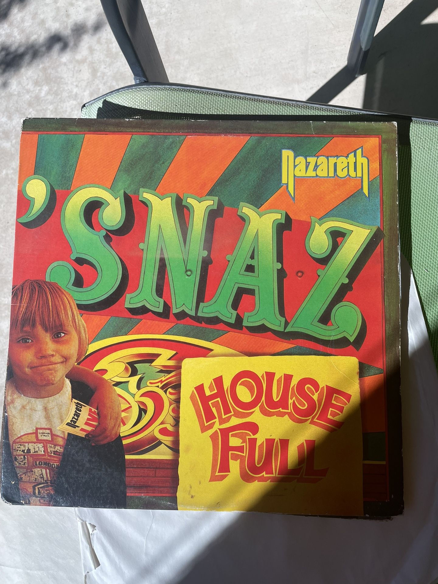 LP Nazareth Live 2 Record Set