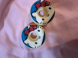 Hello Kitty 45th Anniversary Girl Skateboard wheels- set of 2