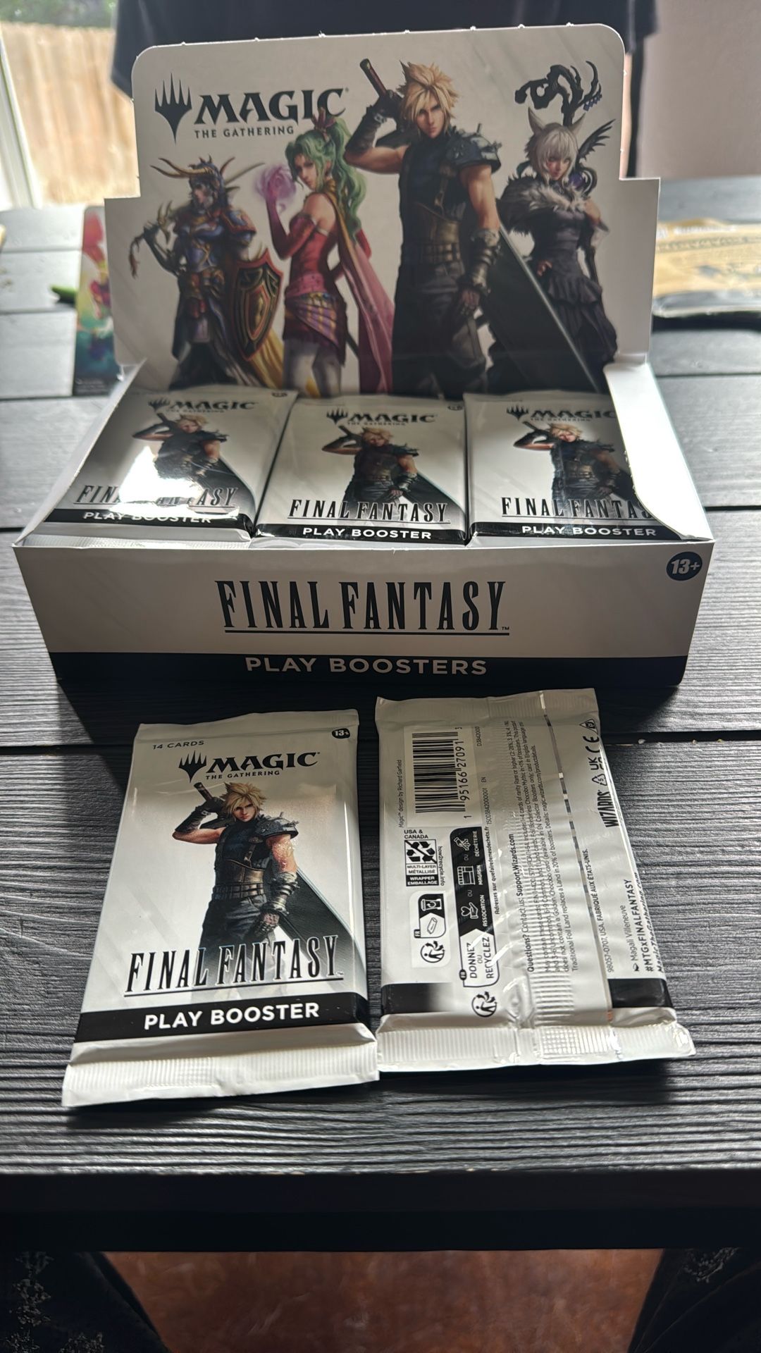 MTG Play posters Final fantasy Packs