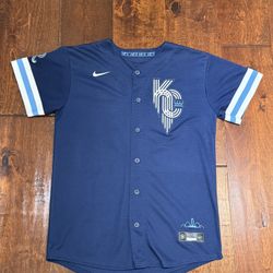 Nike Andrew Benintendi Kansas City Royals City Connect Jersey Youth Large