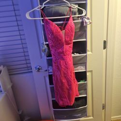 Hot Pink Prom/hoco Dress