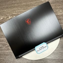MSI GF63 Thin 15.6 Inch Gaming Laptop New - Pay $1 today and pay the rest later -