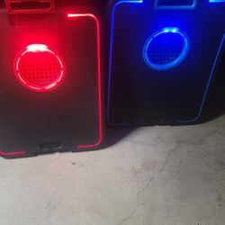New Led Corn Hole Game . The Center Ring Flashes  When Makes The Shot