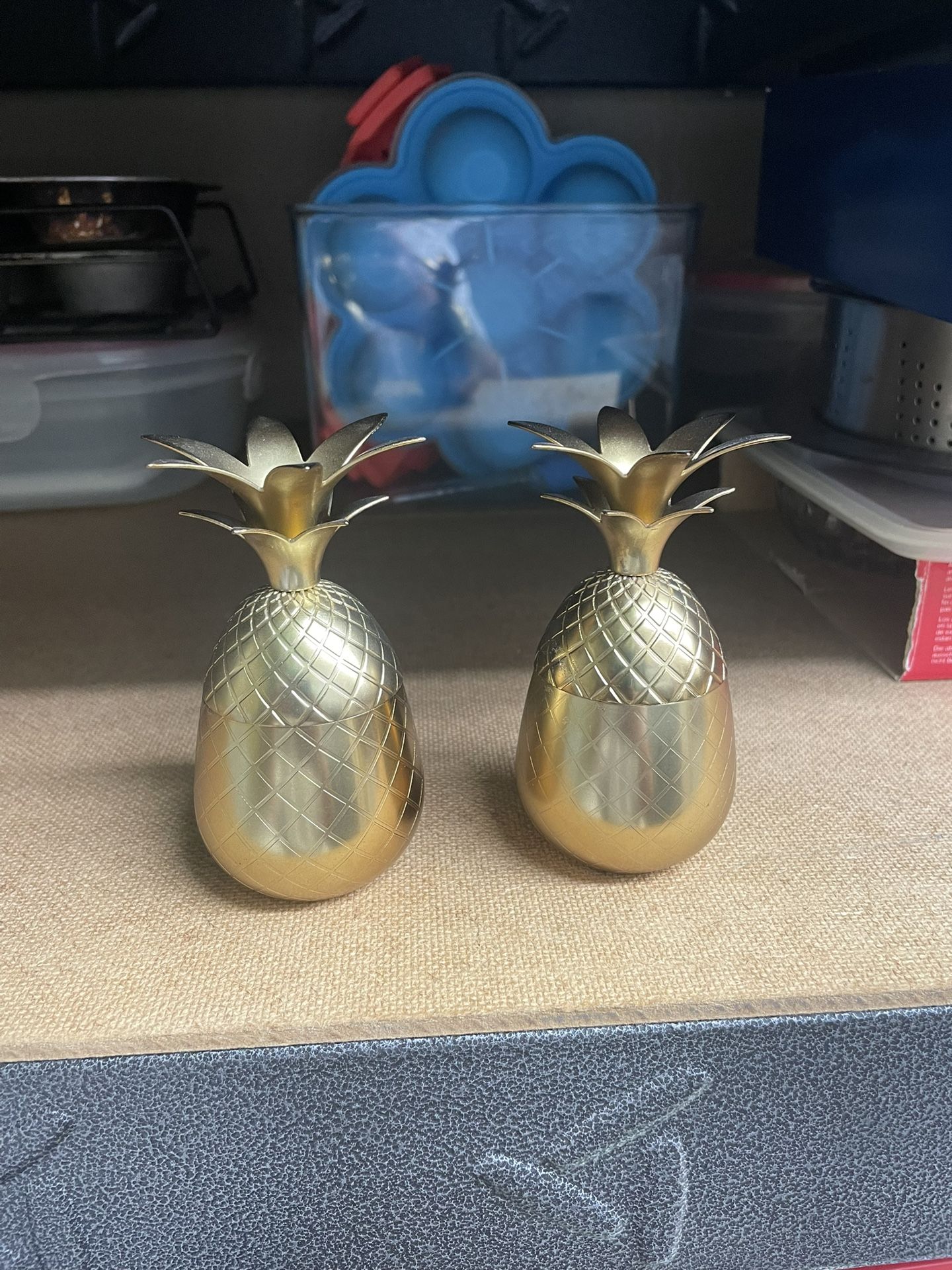 Gold Pineapple Shot Glass