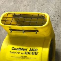 Rite-Hite CoolMan 2500 Trailer Fan, which is an industrial fan designed for use at loading docks.
