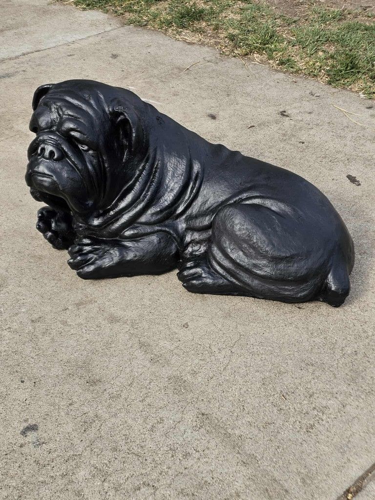 Concrete Statue Bulldog