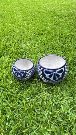 Small Fishbowl Talavera Planter