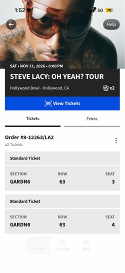 Steve lacy tickets