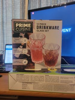 Prime Cuisine 12 Piece Glass Set