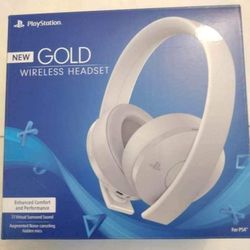 PlayStation Gold Wireless headphones