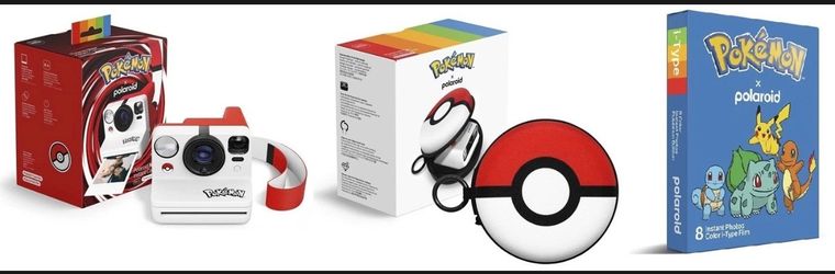 Polaroid Pokemon Now Camera Case Film Bundle Set