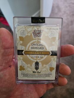 🔥 DWIGHT HOWARD TRUE 1/1 AUTO – 2025 WILD CARD JOKERS WILD – ONE OF ONE 🔥