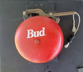 Budweiser Bud Bar Bell Sign